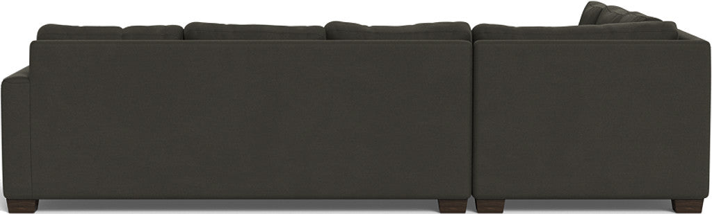 Track 121" Left Corner Sectional - Dream Chocolate