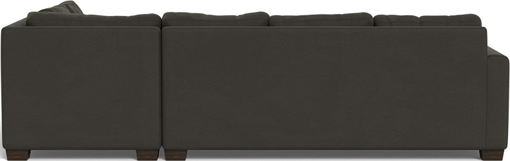 Track 121" Right Chaise Sectional - Dream Chocolate