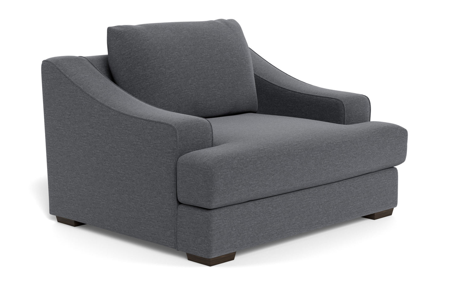 Austonian 56" Arm Chair - Bennett Charcoal