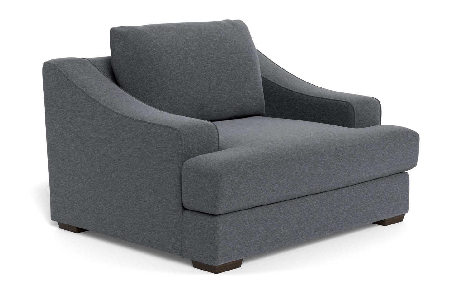Austonian 56" Arm Chair - Bennett Charcoal