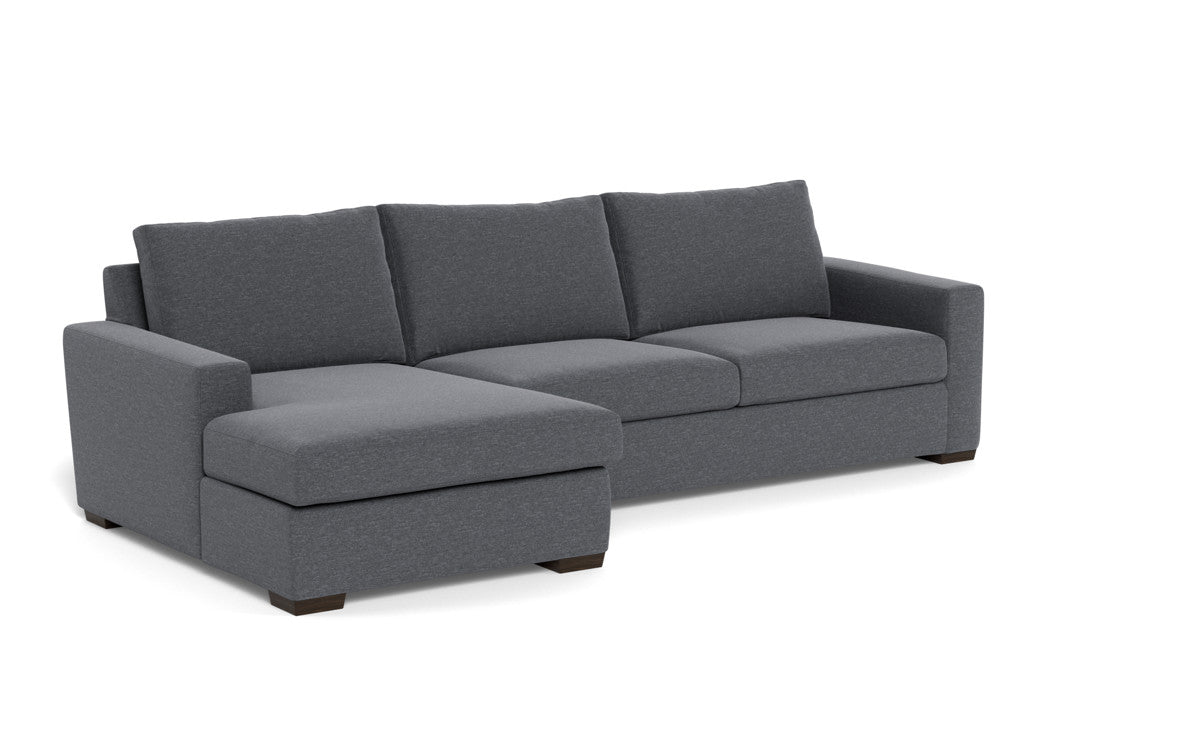 Mesa 123" Left Chaise Sectional - Bennett Charcoal