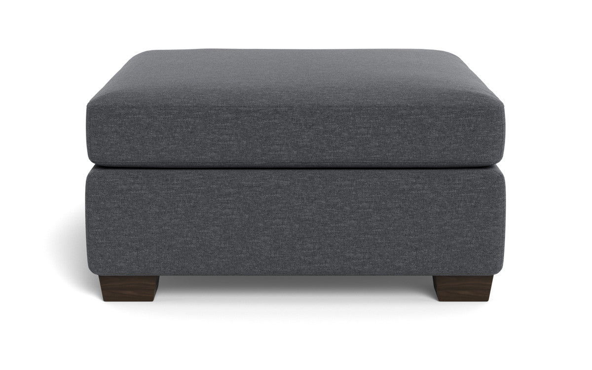 Mesa Storage Cocktail Ottoman - Bennett Charcoal