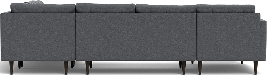 Wallace 131" Corner Sectionals w. Left Chaise - Bennett Charcoal
