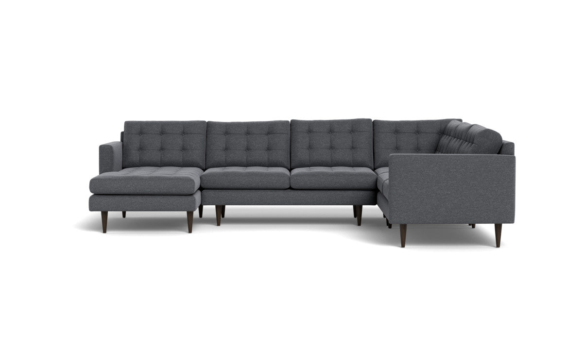 Wallace 131" Corner Sectionals w. Left Chaise - Bennett Charcoal