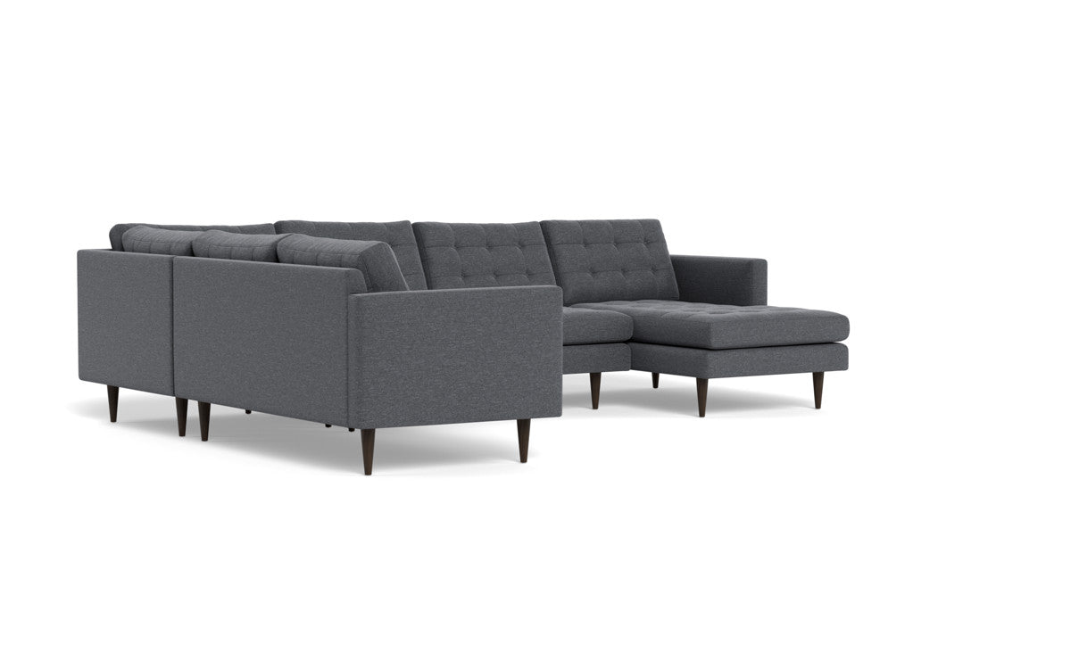 Wallace 130" Corner Sectionals w. Right Chaise - Bennett Charcoal