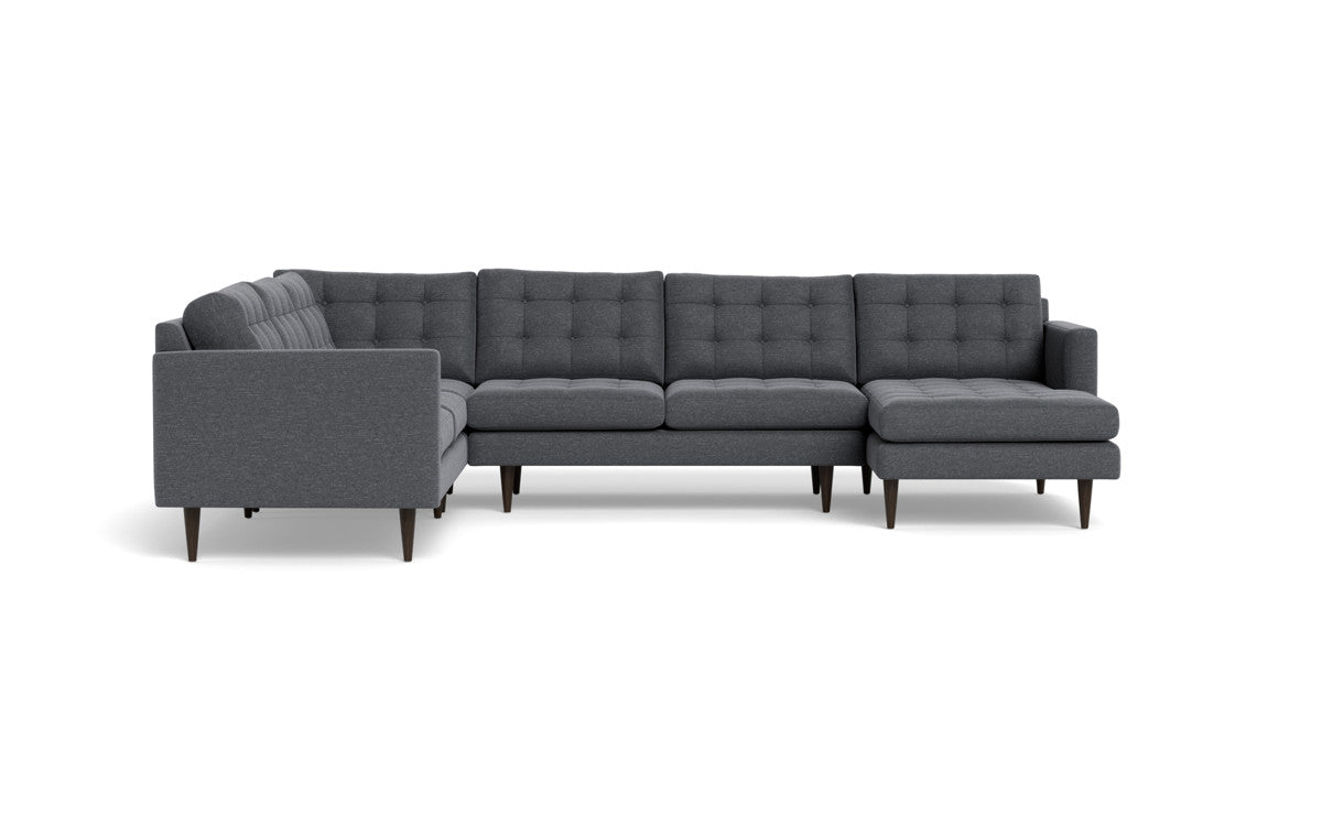 Wallace 130" Corner Sectionals w. Right Chaise - Bennett Charcoal