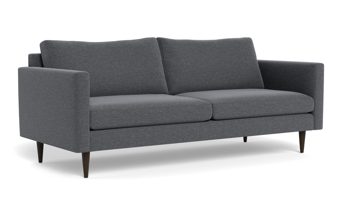 Wallace 85" Untufted Sofa - Bennett Charcoal