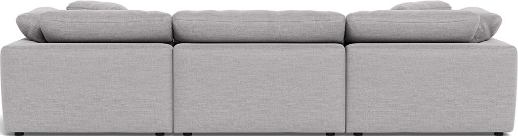 Fluffy 133.5" 3pc Sofa - Bennett Dove