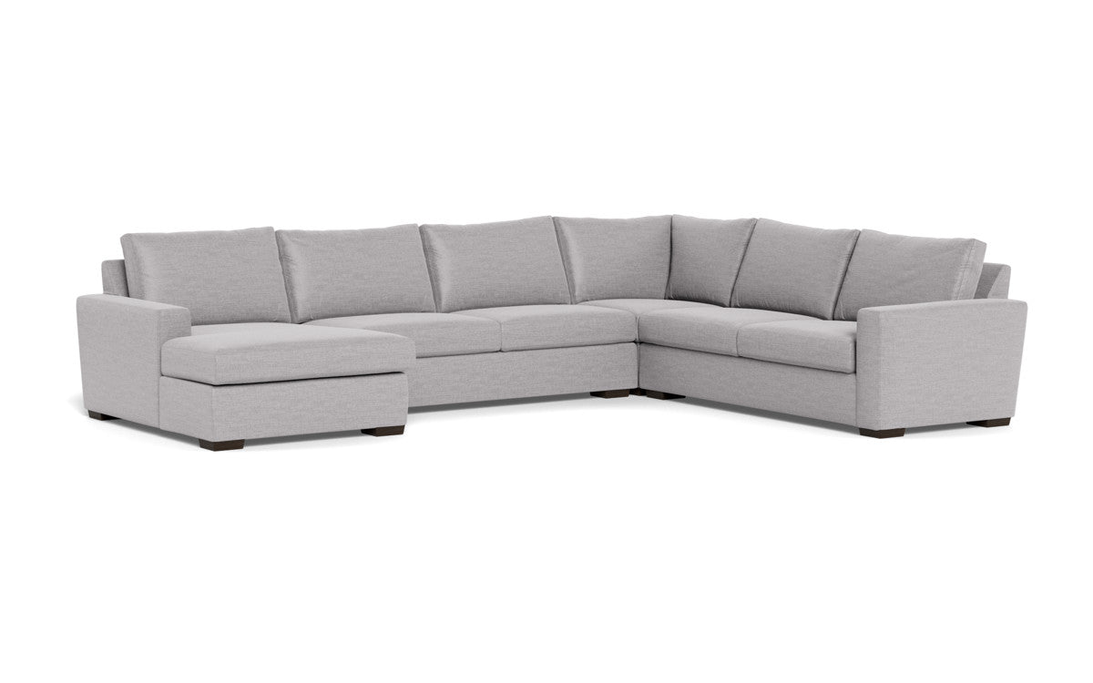 Mesa 156" Corner Sectionals w. Left Chaise - Bennett Dove