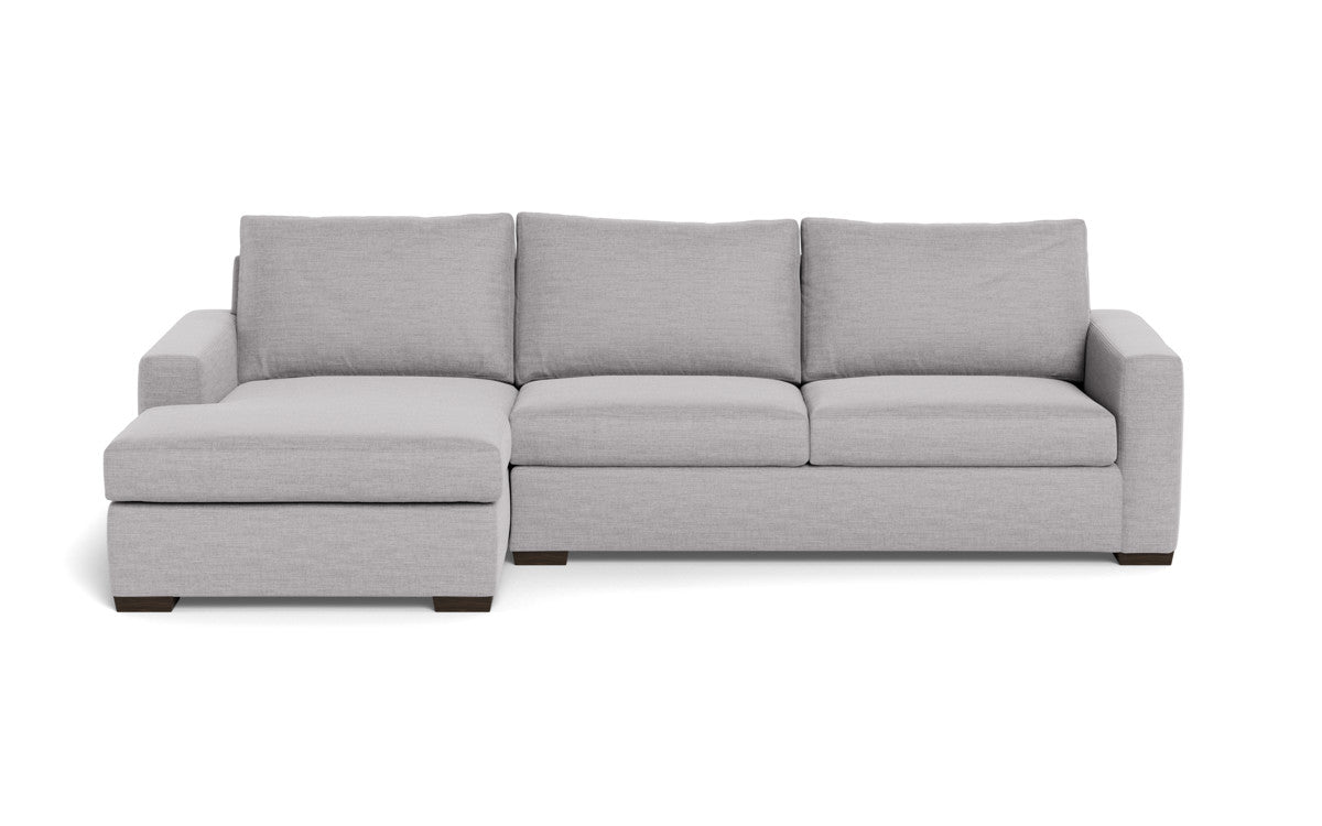 Mesa 123" Left Chaise Sectional - Bennett Dove