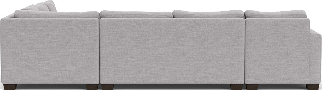 Track 141" Corner Sectionals W. Full Sleeper & Left Chaise - Bennett Dove