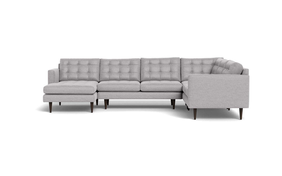 Wallace 131" Corner Sectionals w. Left Chaise - Bennett Dove