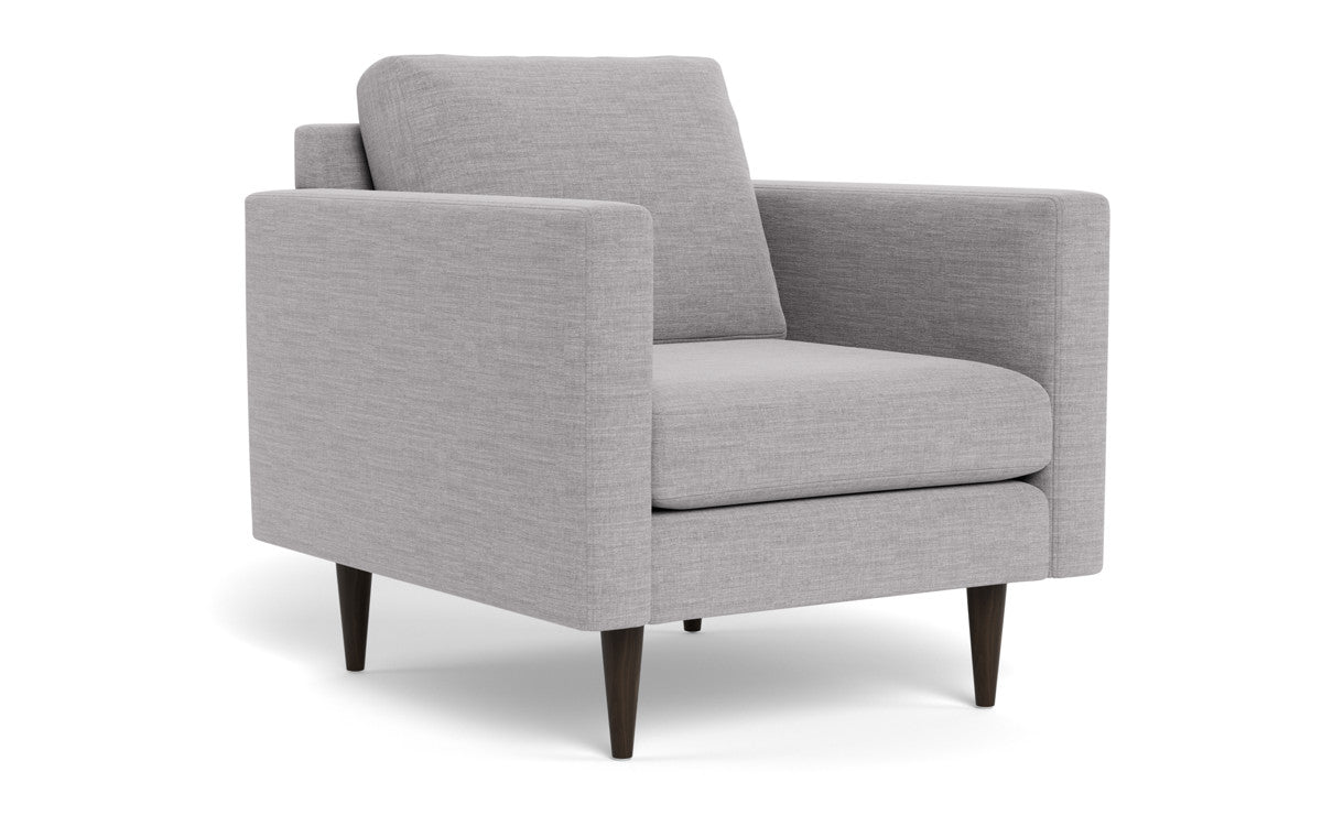 Wallace 34" Untufted Arm Chair - Bennett Dove