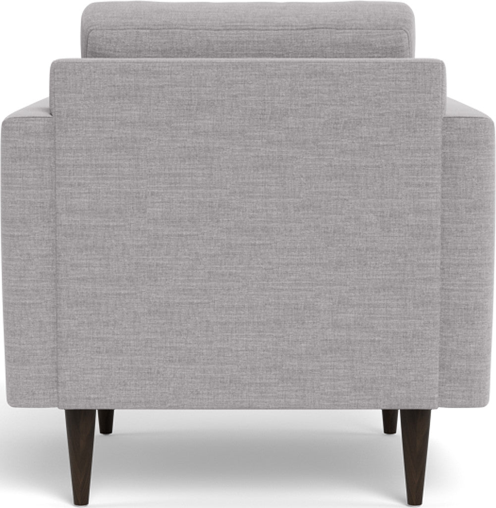 Wallace 34" Untufted Arm Chair - Bennett Charcoal