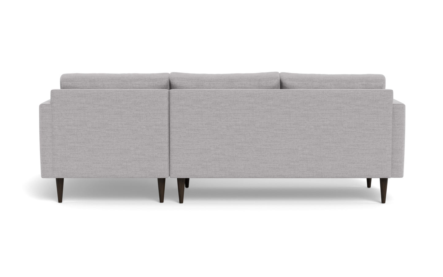 Wallace 98" Untufted Right Chaise Sectional - Bennett Dove