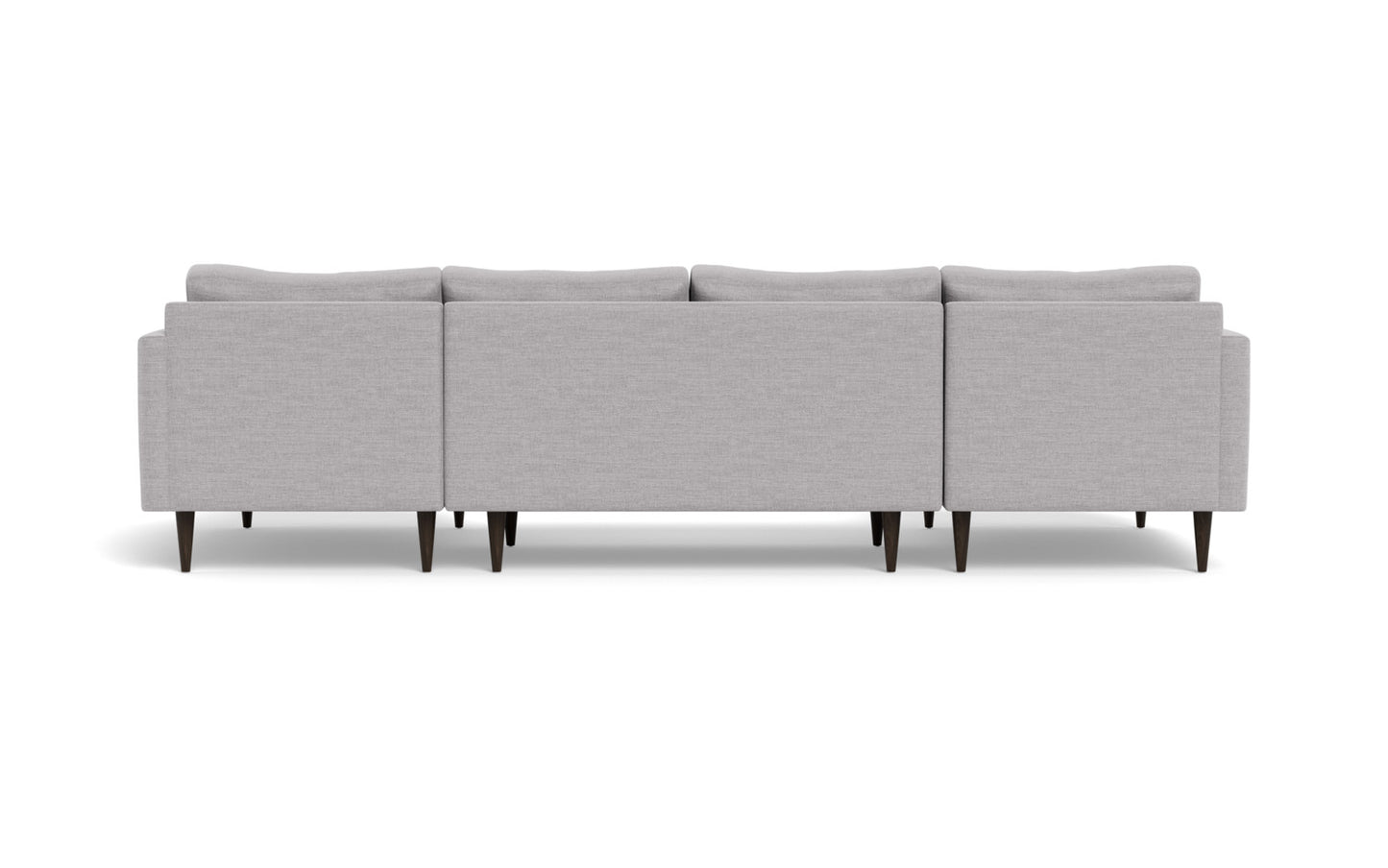 Wallace 126" Untufted Double Chaise U Sectional