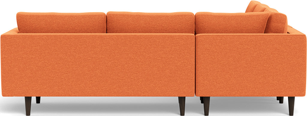 Ladybird 103" Corner Sectional - Bennett Orangeade