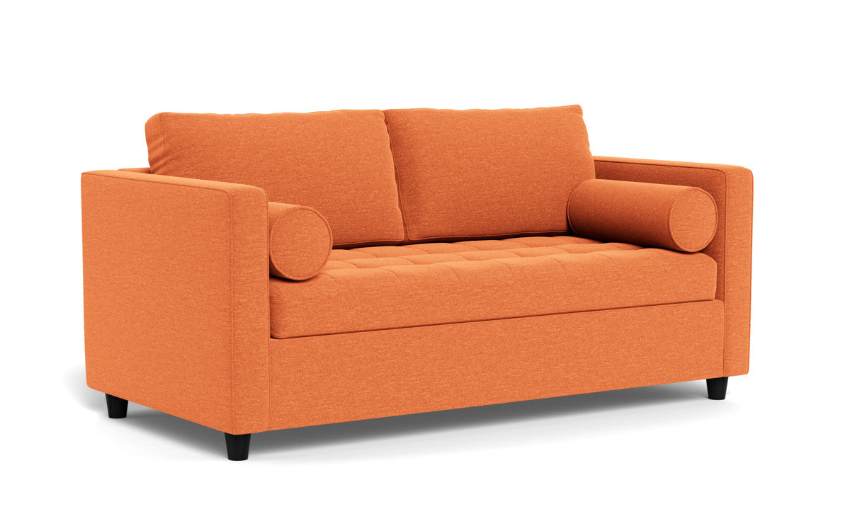 Ladybird 72" Full Sleeper Loveseat - Bennett Orangeade