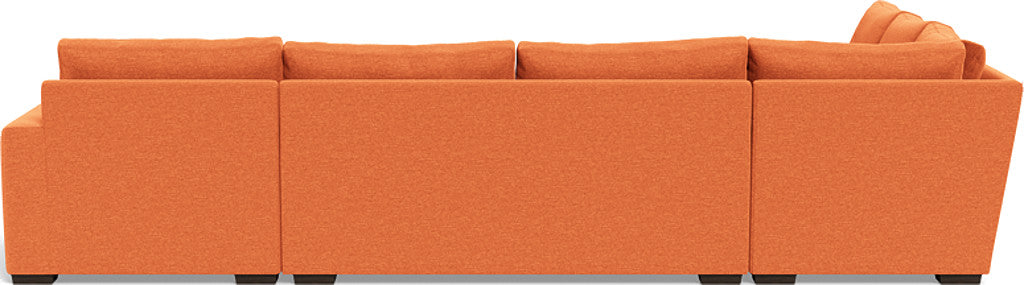 Mesa 156" Corner Sectionals w. Right Chaise - Bennett Orangeade