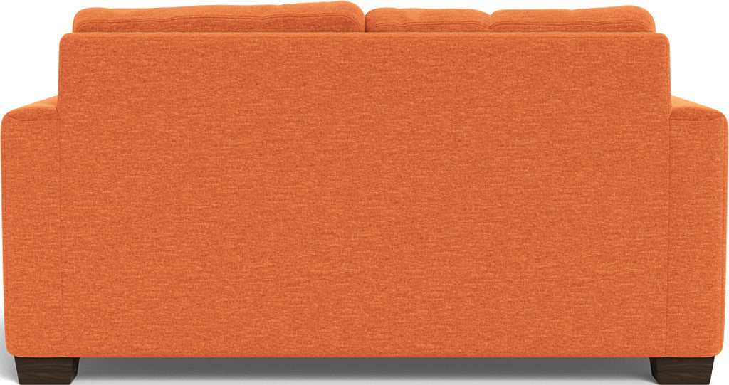 Track 62" Loveseat - Bennett Orangeade