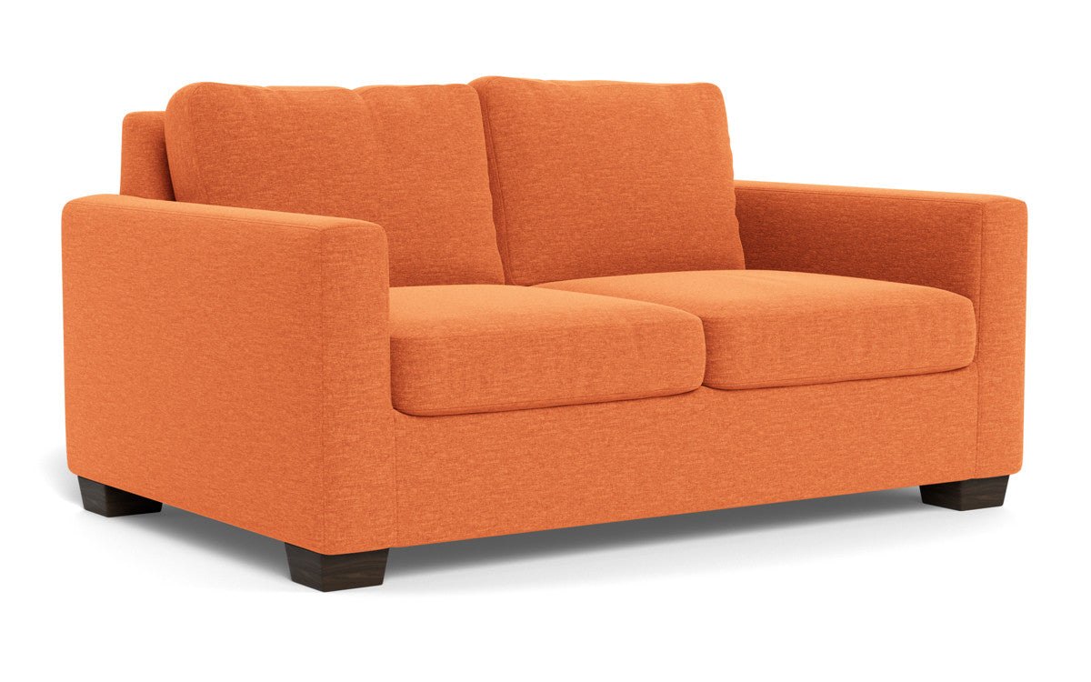 Track 62" Loveseat - Bennett Orangeade