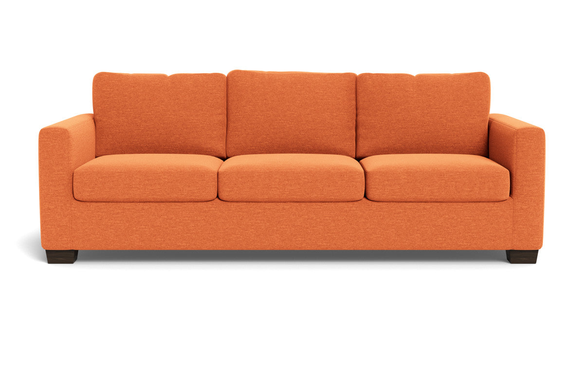 Track 87" Queen Sleeper Sofa - Bennett Orangeade