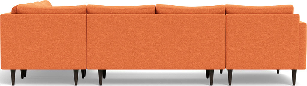 Wallace 130" Untufted Corner Sectionals w. Left Chaise - Bennett Dove