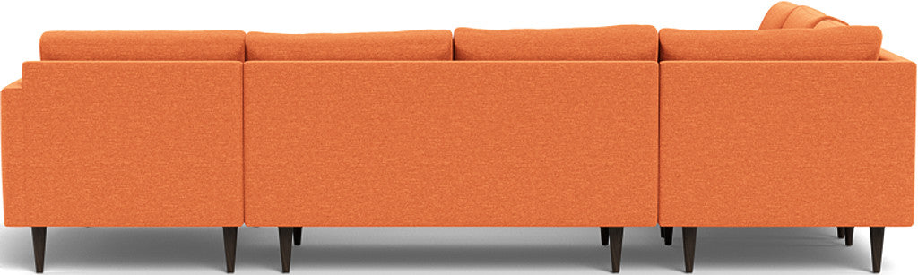 Wallace 130" Untufted Corner Sectionals w. Right Chaise - Bennett Dove