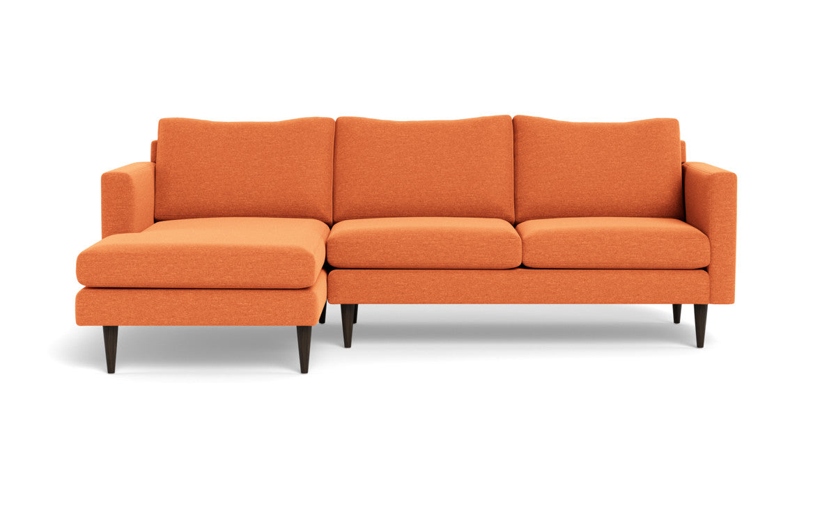 Wallace 98" Untufted Left Chaise Sectional - Bennett Dove
