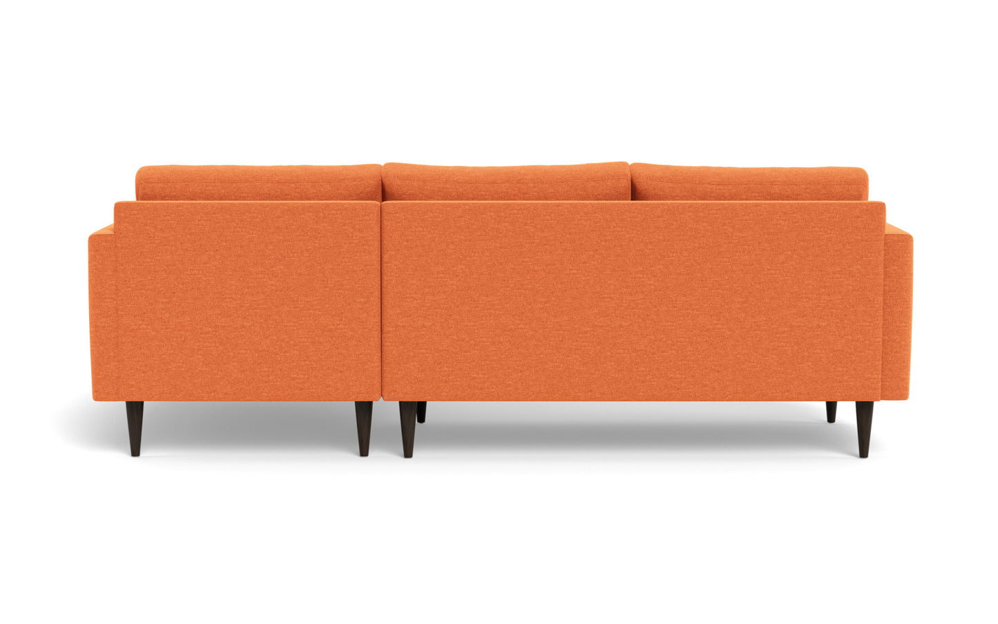 Wallace 98" Untufted Right Chaise Sectional - Bennett Dove