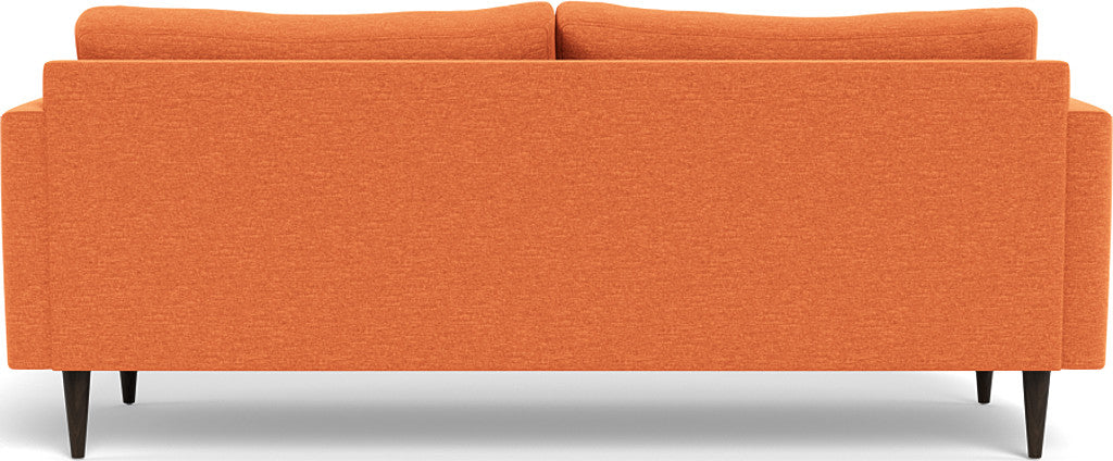 Wallace 85" Untufted Sofa Bennett Orangeade Quick Ship -