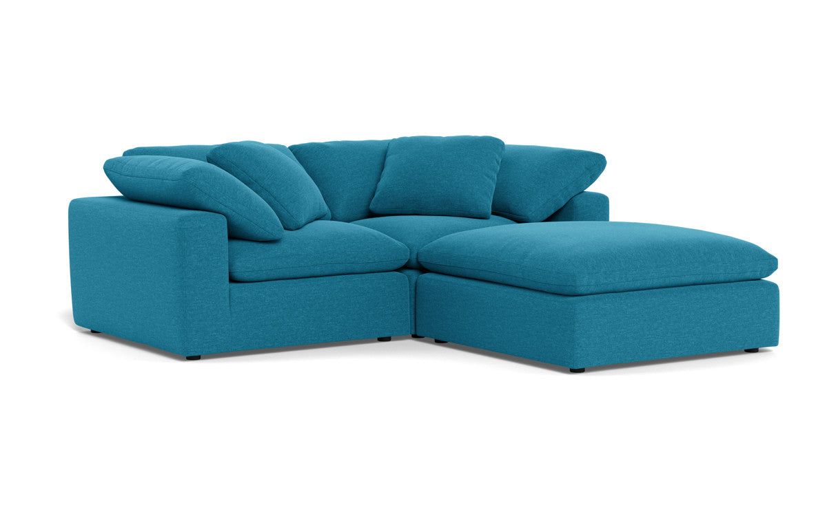 Fluffy 89" 2 Piece Sofa w/Otto - Bennett Peacock