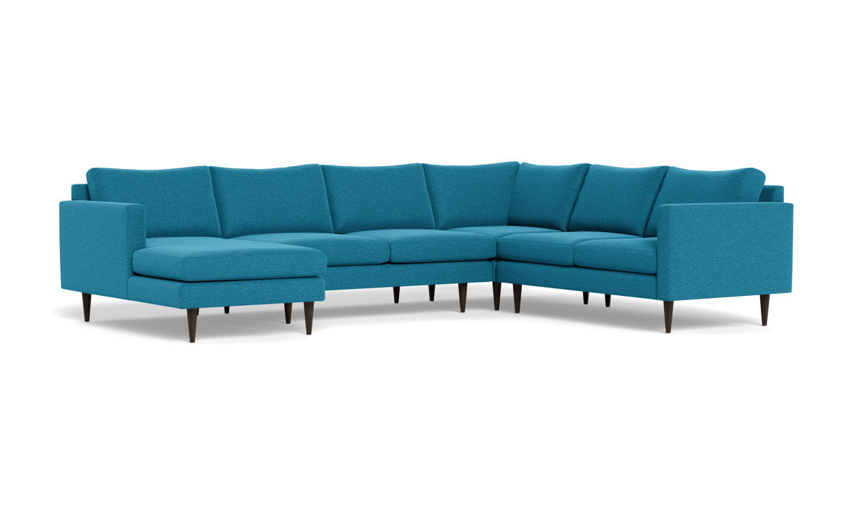 Wallace 130" Untufted Corner Sectionals w. Left Chaise - Bennett Peacock
