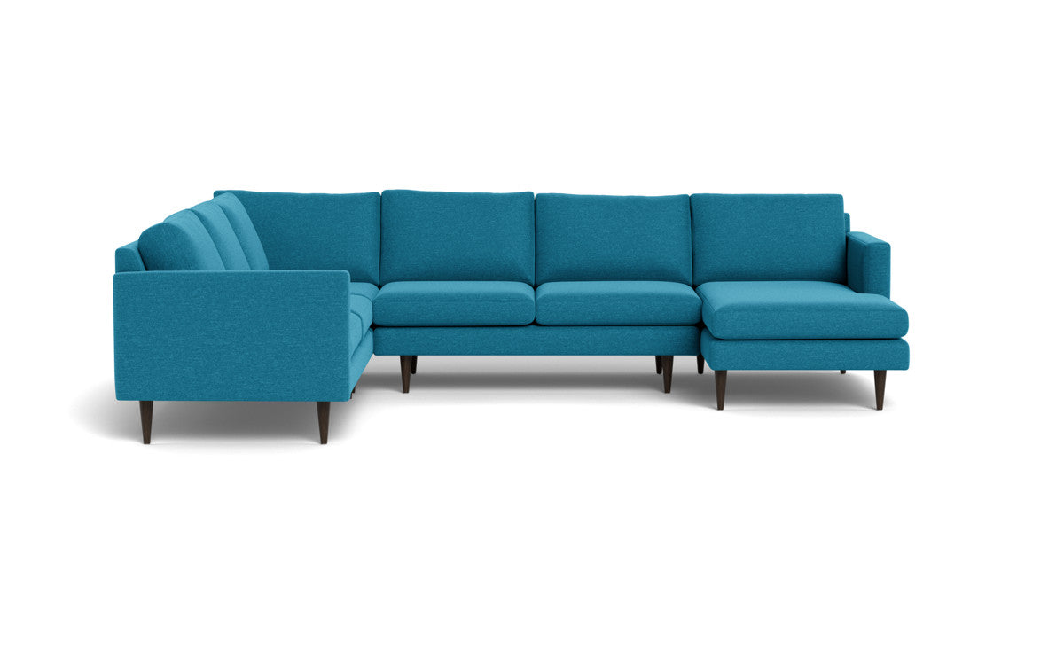 Wallace 130" Untufted Corner Sectionals w. Right Chaise -