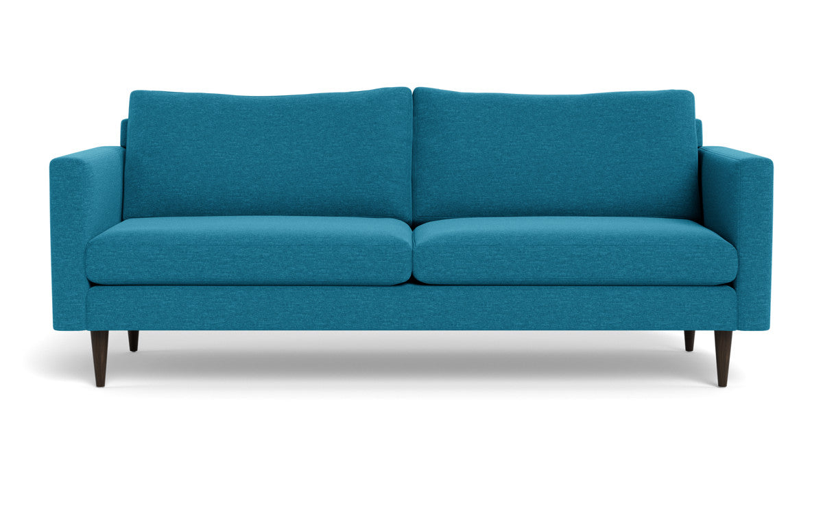 Wallace 85" Untufted Sofa - Bennett Orangeade