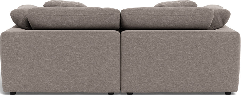 Fluffy 89" 2 Piece Sofa w/Otto - Bennett Praline