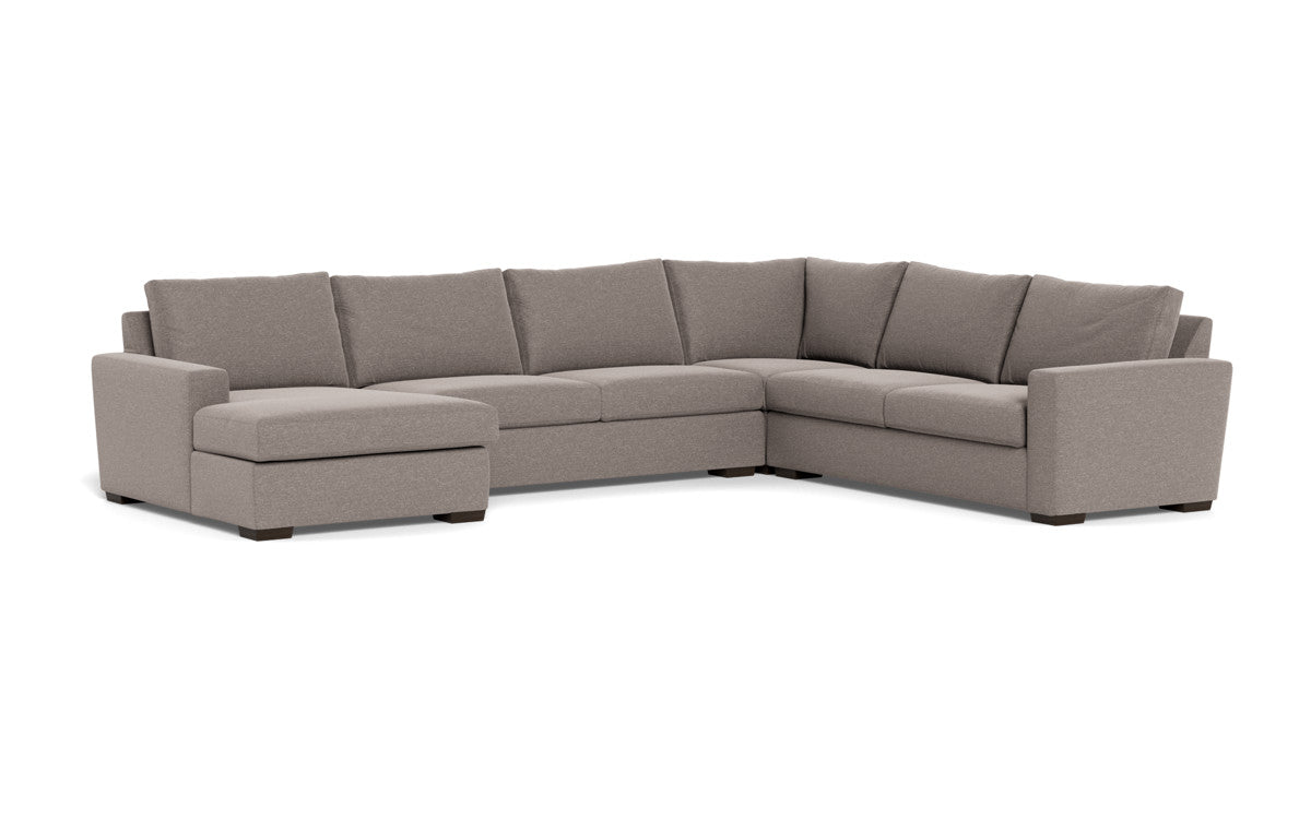 Mesa 156" Corner Sectionals w. Left Chaise - Bennett Praline