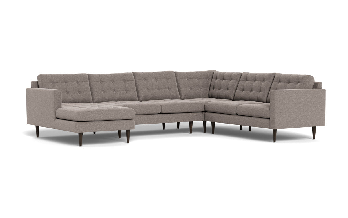 Wallace 131" Corner Sectionals w. Left Chaise - Bennett Praline