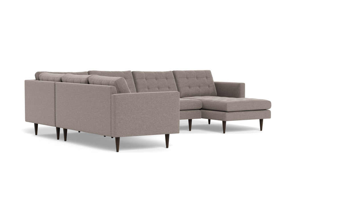 Wallace 130" Corner Sectionals w. Right Chaise - Bennett Praline