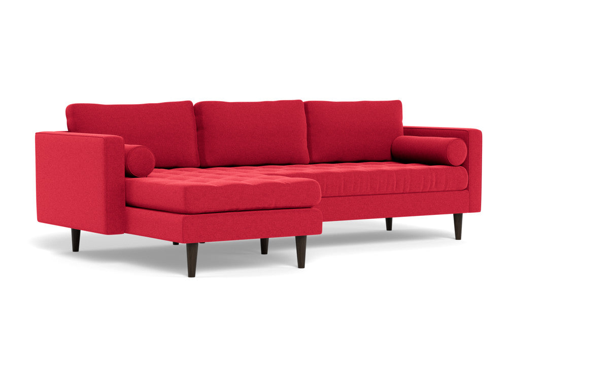 Ladybird 102" Left Chaise Sectional - Bennett Red
