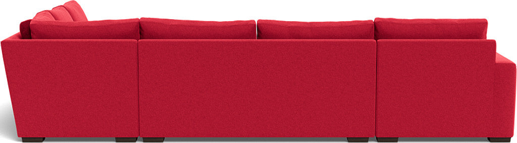 Mesa 156" Corner Sectionals w. Left Chaise - Bennett Red