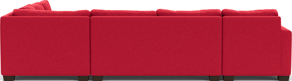 Track 141" Corner Sectionals W. Full Sleeper & Left Chaise - Bennett Red
