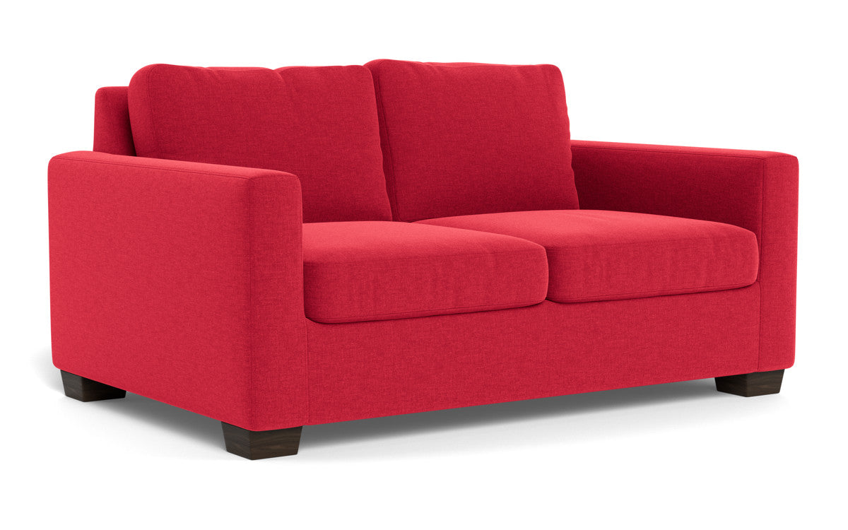 Track 62" Loveseat - Bennett Red