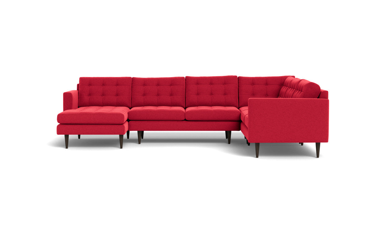 Wallace 131" Corner Sectionals w. Left Chaise - Bennett Red