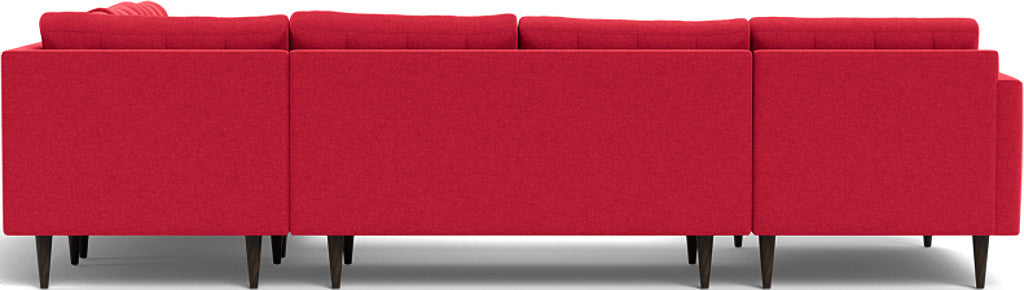 Wallace 131" Corner Sectionals w. Left Chaise - Bennett Red