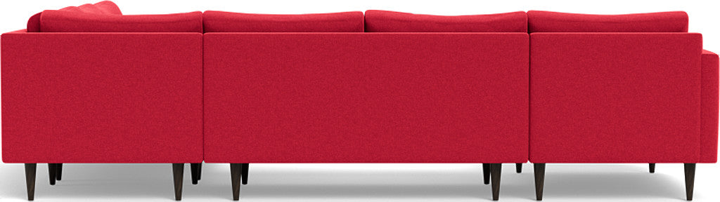 Wallace 130" Untufted Corner Sectionals w. Left Chaise - Bennett Praline
