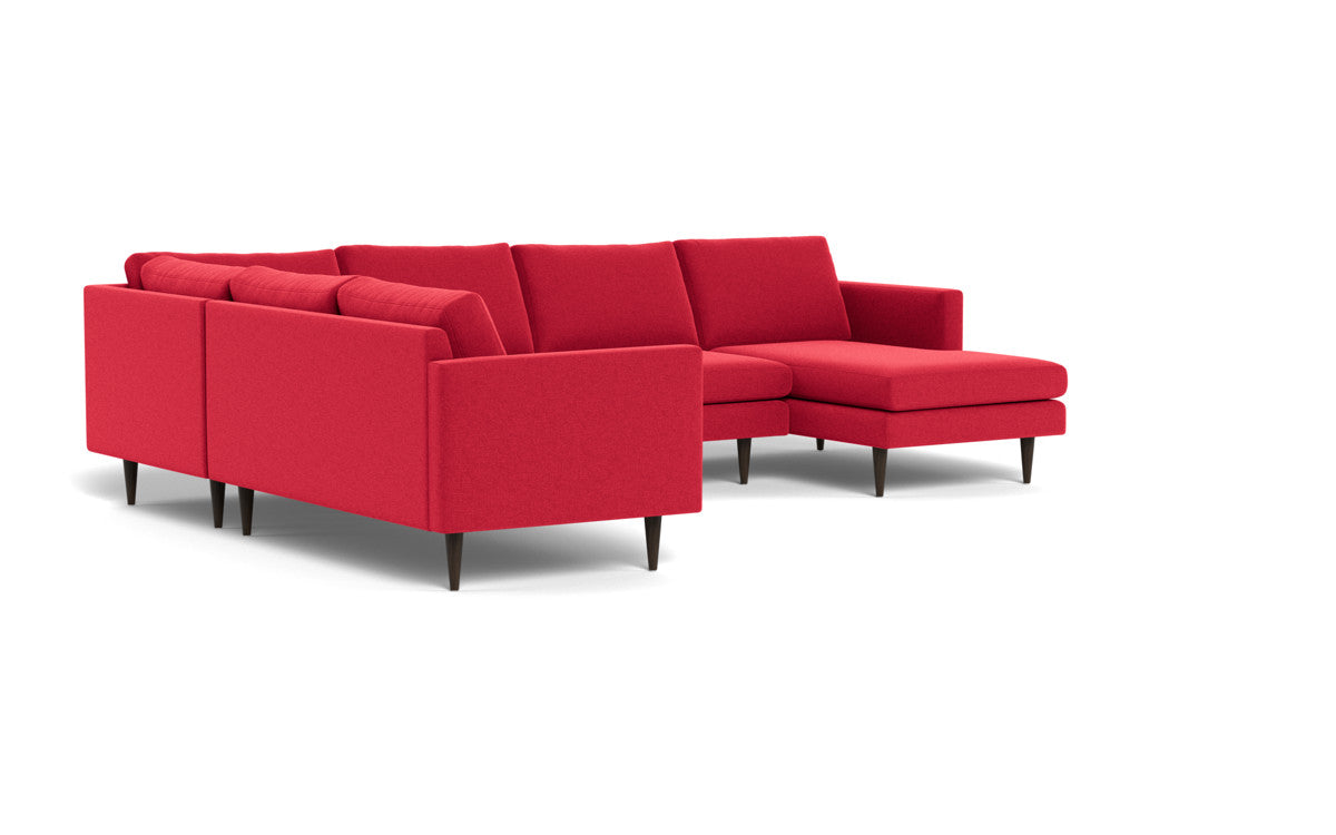 Wallace 130" Untufted Corner Sectionals w. Right Chaise -