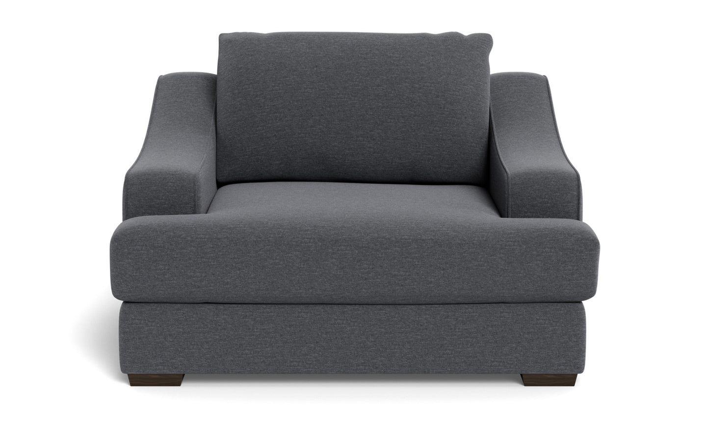 Austonian 56" Arm Chair - Bennett Charcoal