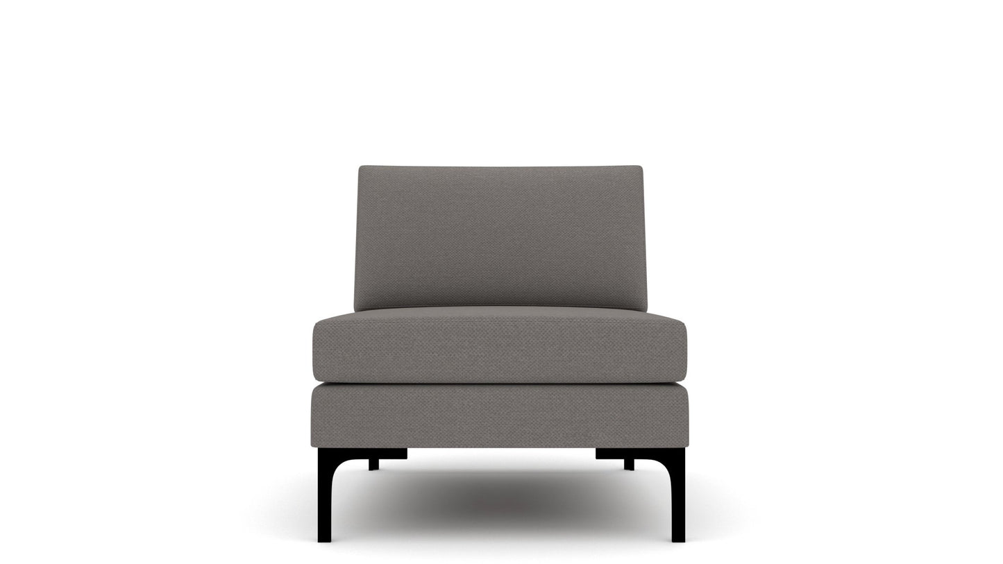 Barton Springs Armless Chair - Peyton Slate