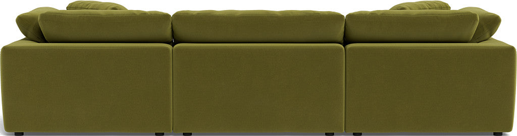 Fluffy 133.5" 3pc Sofa - Dream Apple